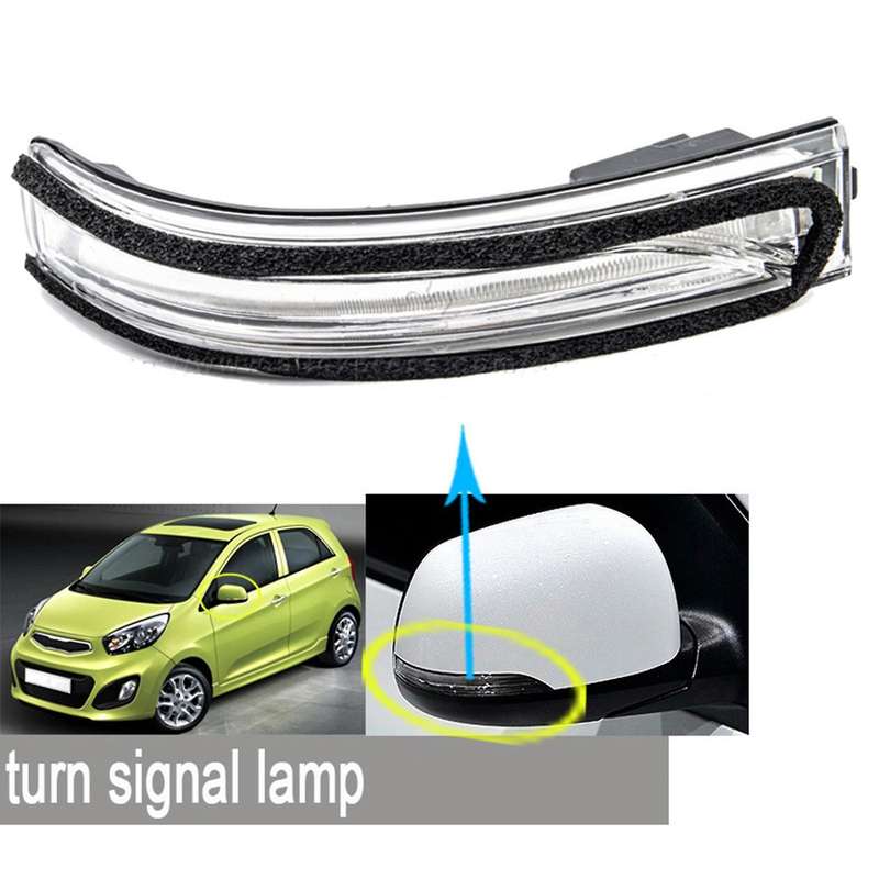 Car Exterior Mirror LED Turn Signal Light Rear View Mirror Lamp for Picanto 2012-2016 8761407003