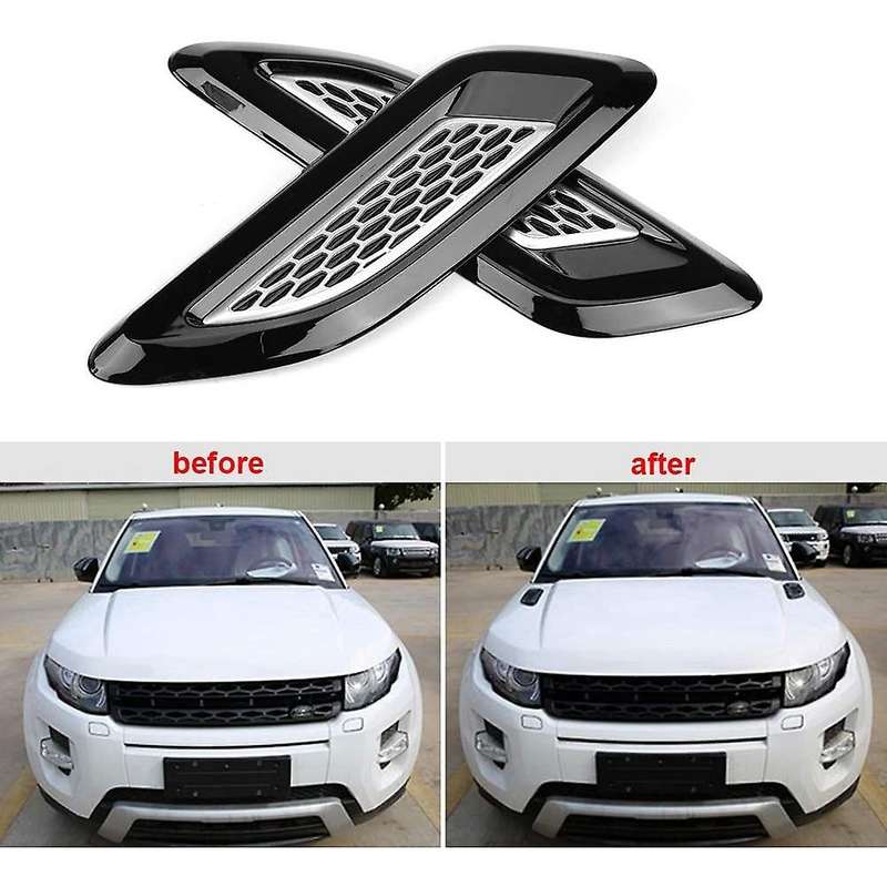 Car Exterior Hood Air Vent Outlet Ring Cover Trim Engine Hood Frame Decoration Car Accessories for ,