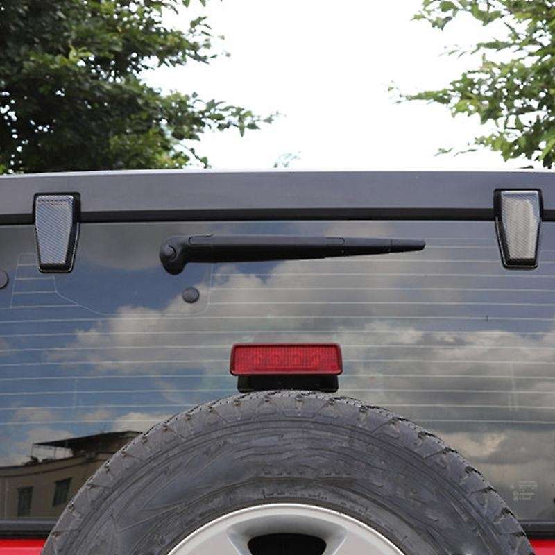 Car Exterior Liftgate Rear Door Window Glass Hinge Cover Decoration Stickers for JK 2008-2019