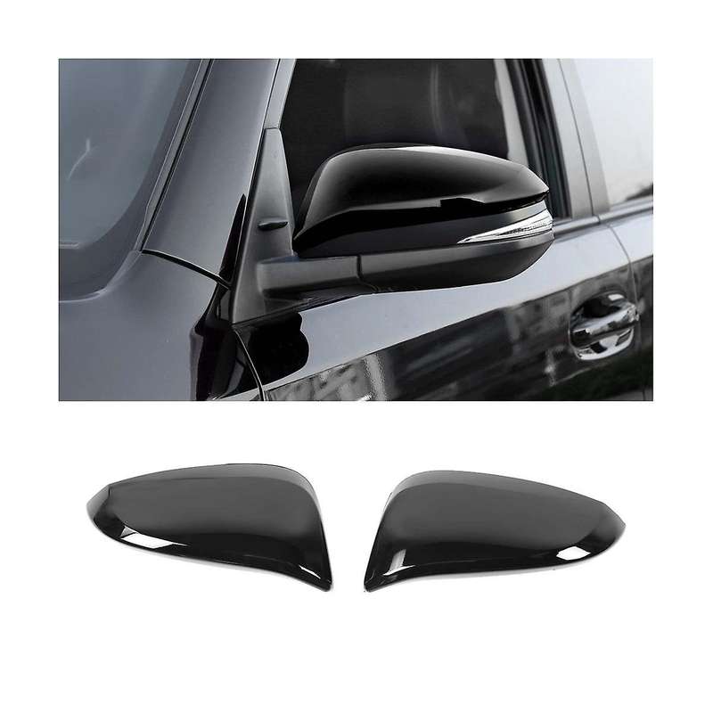 Car Exterior Rear View Mirror Cover Trim + Door Handle Cover Trim for 4Runner 2017-2023 Accessories