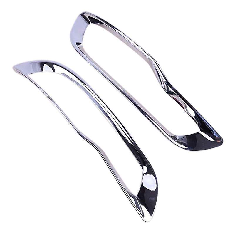Car Exterior Molding Accessories Chrome Rear Tail Fog Light Lamp Cover Trim Frame Fit for 2014-2016