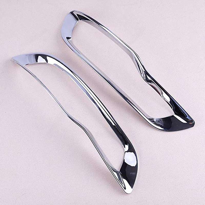 Car Exterior Molding Accessories Chrome Rear Tail Fog Light Lamp Cover Trim Frame Fit for 2014-2016