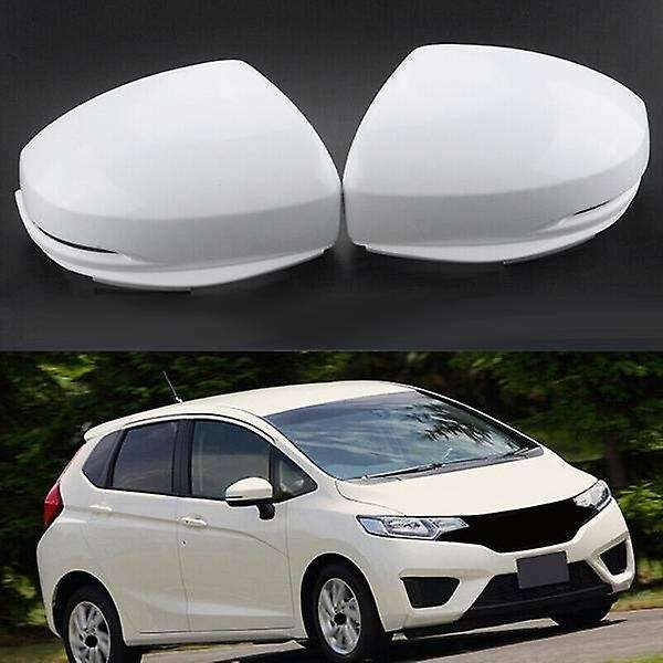 Car Exterior Rearview Door Mirror Cover for Fit Jazz Gk5 2014-2019 Gm6 Side Mirror Housing with Lam