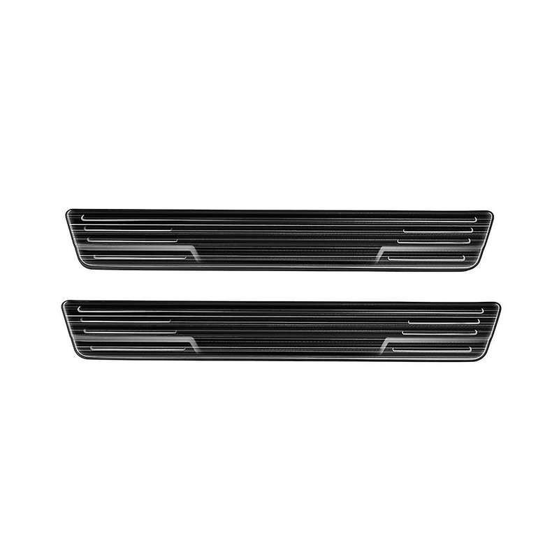 Car Exterior Sill Strip Scuff Plate Guard Pedal Protector Styling Sticker Black for Sienta 10 Serie