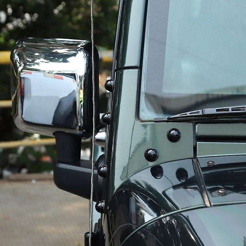 Car External Accessories ABS A-Pillar Bolts Protection Decoration Cover for JK/Plus/BJ40L 2007-2017