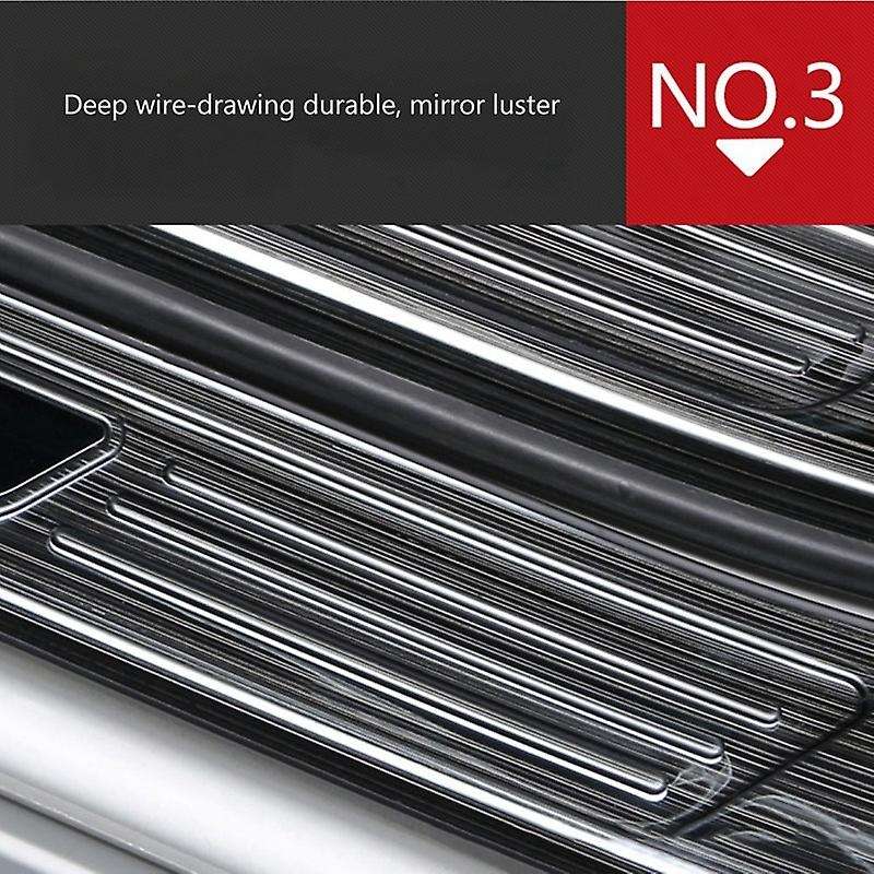 Car External Door Sill Strip Welcome Pedal Protection Sticker Trim Threshold Anti-Skid Plate for -5