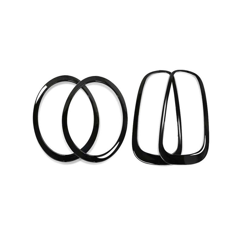 Car Eyebrow Headlight Taillight Frame Rear Lamp Ring Cover Case Loop Stickers for One S Jcw F54