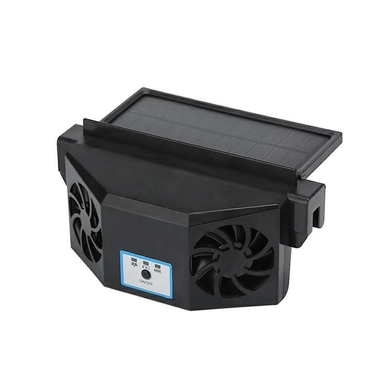 Car Fan Car Cooling Air Circulation Car Ventilation Fan Car Accessories, Black