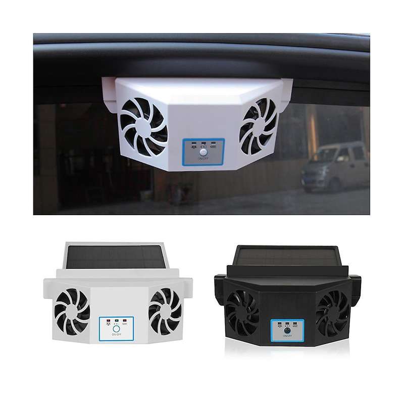 Car Fan Car Cooling Air Circulation Car Ventilation Fan Car Accessories, Black