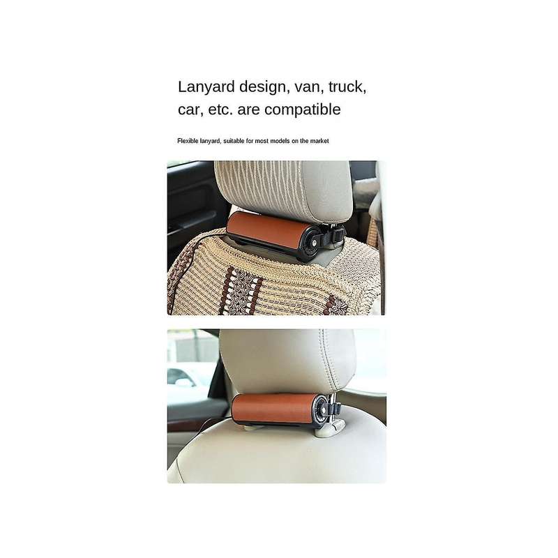 Car Fan Fan Back Pillow Fan Headrest Fan Car Supplies Red