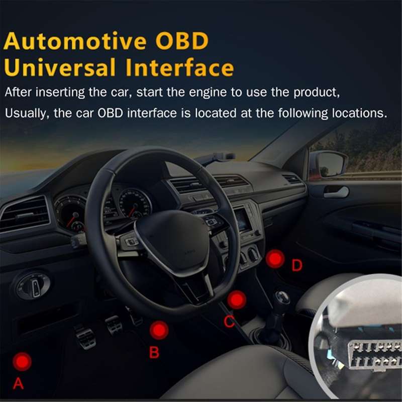 Car Fault Detector Clear/Erase Code OBD2 Scanner V320 Battery Tester Multilingual Car Diagnostic Too