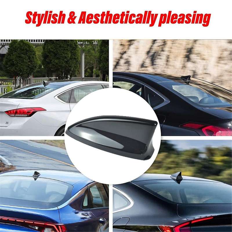 Car Fin Antenna Cover Trim for Accord 2018-2022 Accessories, Exterior Car Fin Aerial Cover Black