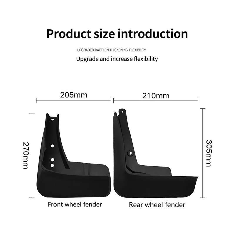 Car Flaps for A3 Sport Hatchback 2021-2023 Mudguards Guard Flap Splash Flaps Accessories