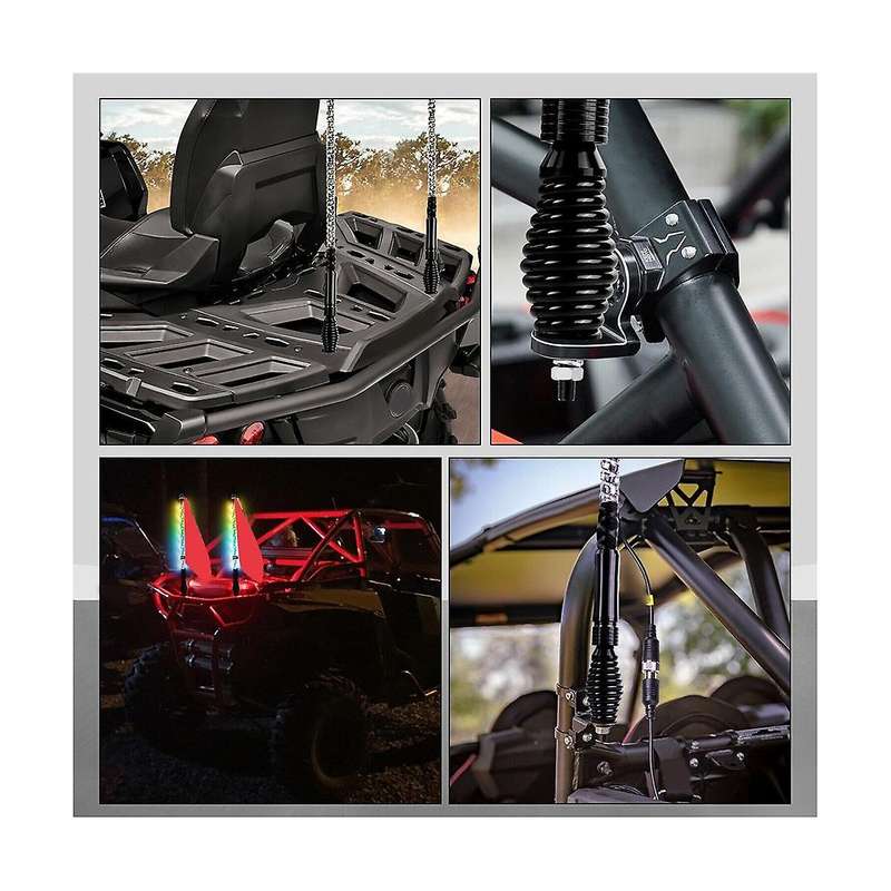 Car Flagpole Light Spring Handle,spring Base Bracket, Bracket with Spring Base for Atv Utv