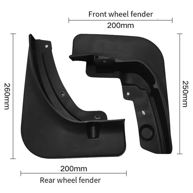 Car Flares Splash Guard Cover Mudguards Cover Exterior Mud Flaps for Jolion 2021-2023