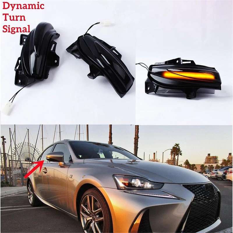 Car Flowing Side Mirror Lamp Dynamic Blinker Led Turn Signal Light for Is350 Is250 Is300 Ct200h Ls4