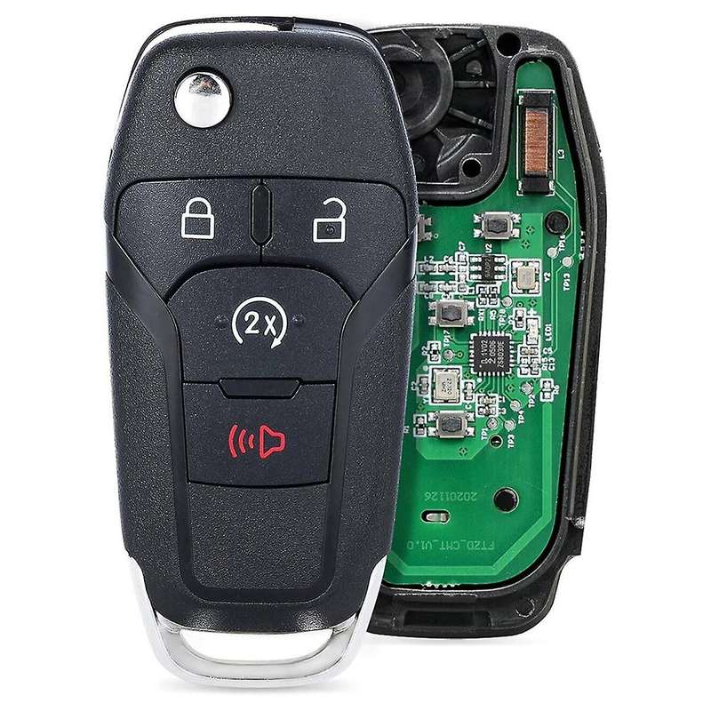 Car Flip Remote Key 4 Button Smart Key 902MHz N5F-A08TDA 49 Chip for F250 F450 F550