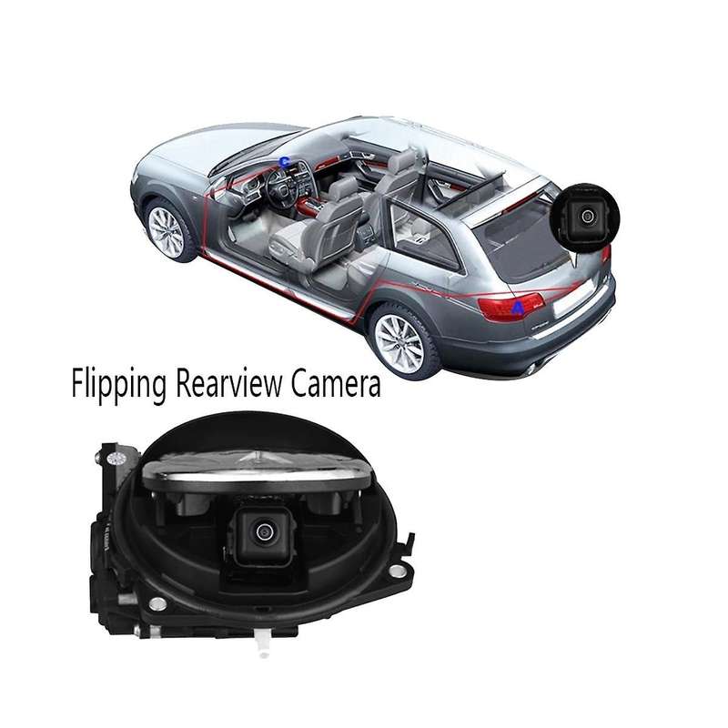 Car Flipping Rearview Camera with Wire for B8 B6 B7 Golf Mk7 Mk5 Mk6-polotrunk Switch Reverse Parkin