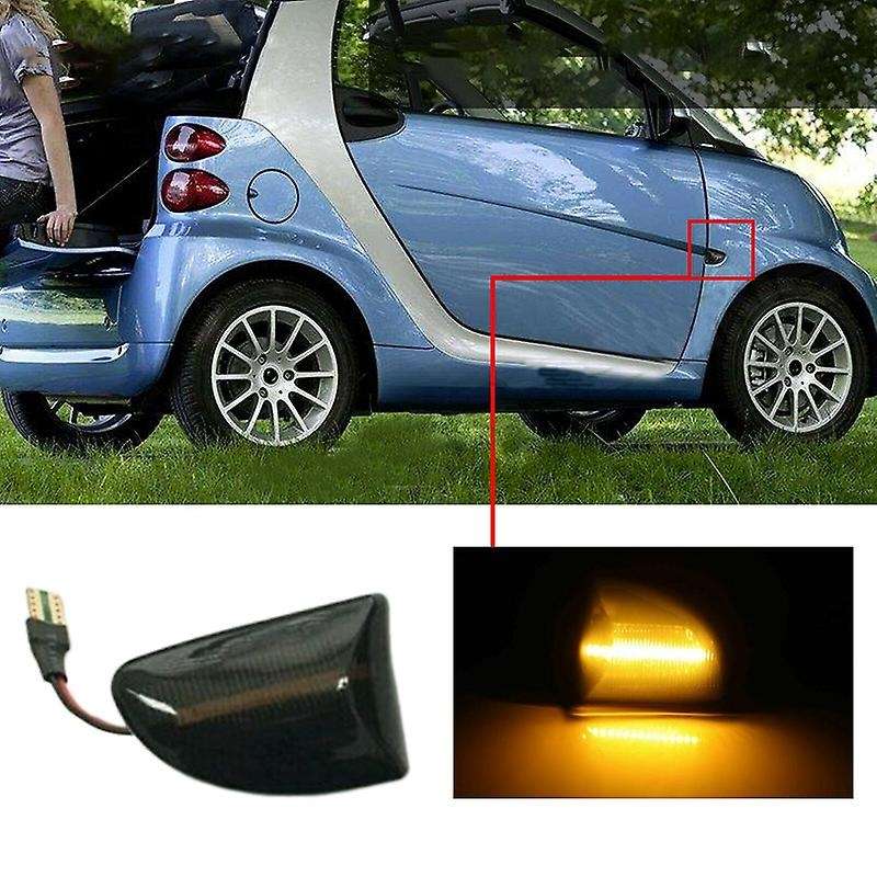 Car Flowing Yellow LED Marker Light Side Dynamic Turn Signal Light for W451 Coupe