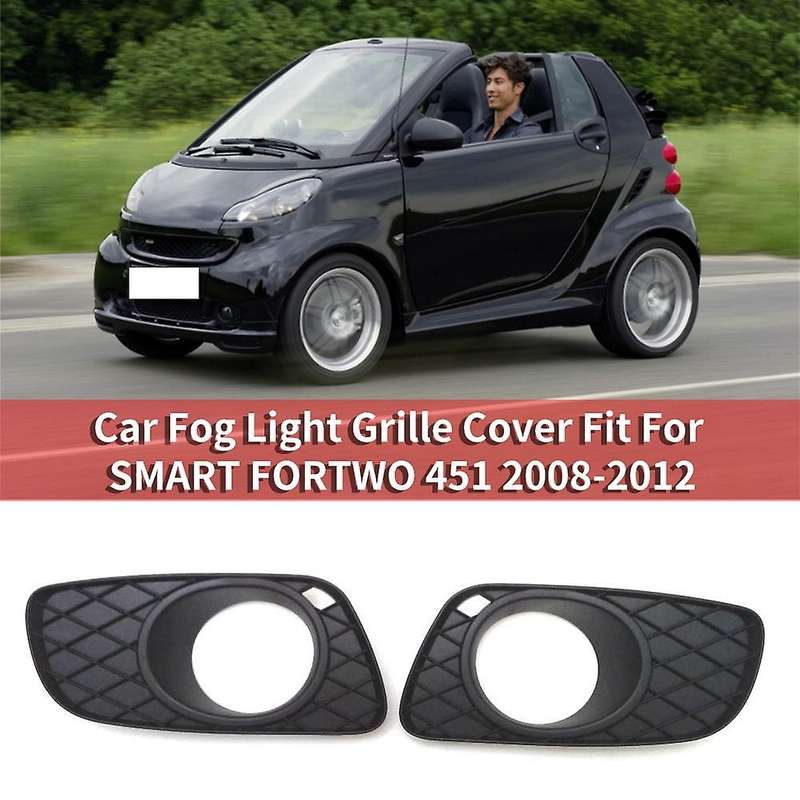 Car Fog Lamp Bezel LH RH Fog Light Grille Cover Fit for 451 2008-2012 4518260118C22A 4518260218C22A