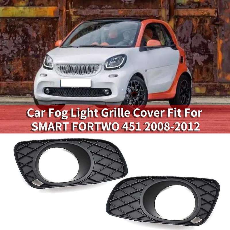 Car Fog Lamp Bezel LH RH Fog Light Grille Cover Fit for 451 2008-2012 4518260118C22A 4518260218C22A