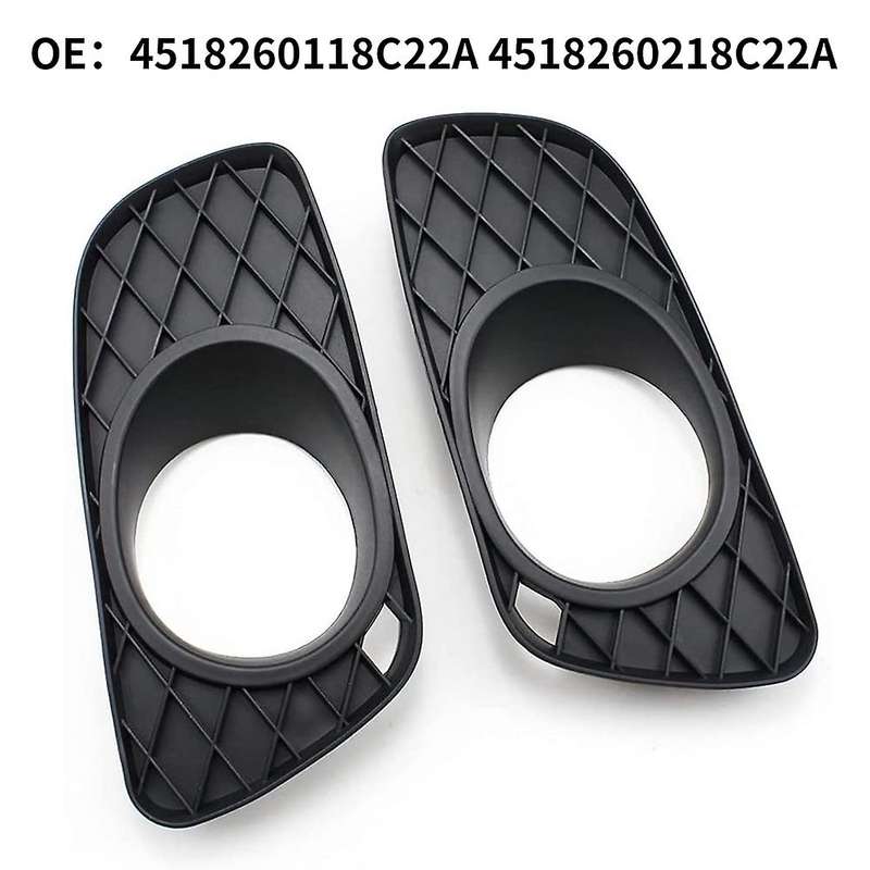 Car Fog Lamp Bezel LH RH Fog Light Grille Cover Fit for 451 2008-2012 4518260118C22A 4518260218C22A