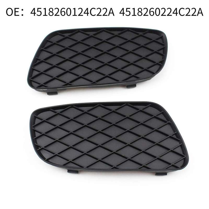 Car Fog Lamp Bezel LH RH Fog Light Grille Cover Fit for 451 2008-2012 4518260124C22A 4518260224C22A