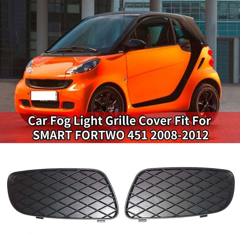 Car Fog Lamp Bezel LH RH Fog Light Grille Cover Fit for 451 2008-2012 4518260124C22A 4518260224C22A