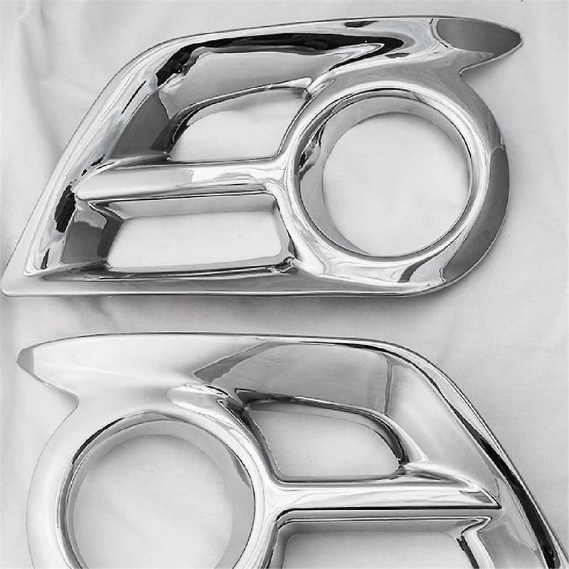 Car Fog Lampshades Car Abs Chrome Accessories Plated Fog Lamp Cover Trim Paste Style for 2011-2013