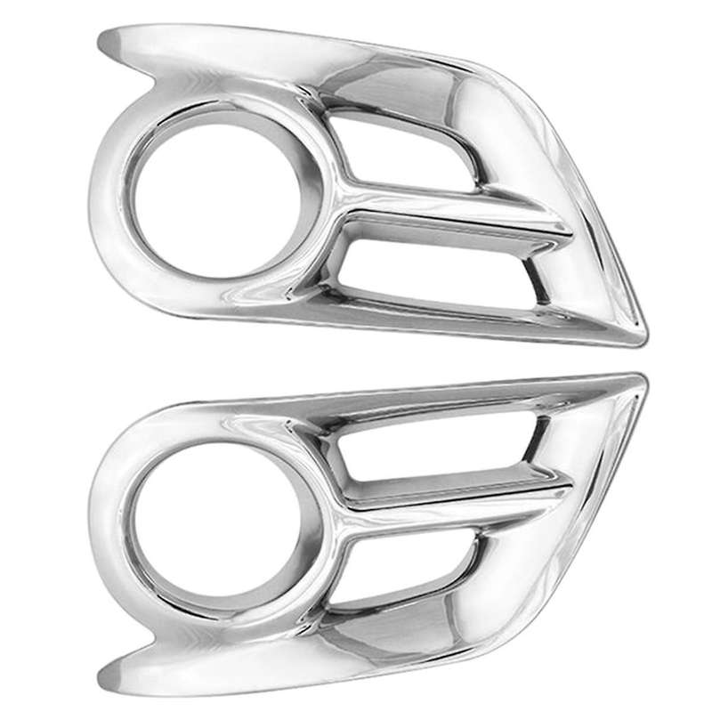 Car Fog Lampshades Car Abs Chrome Accessories Plated Fog Lamp Cover Trim Paste Style for 2011-2013