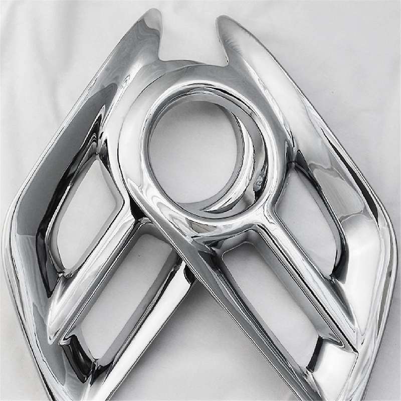 Car Fog Lampshades Car Abs Chrome Accessories Plated Fog Lamp Cover Trim Paste Style for 2011-2013