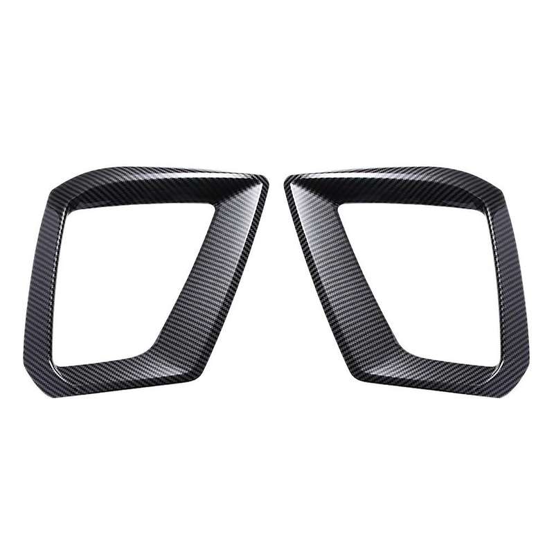 Car Fog Light Covers Car Trim Fog Lamp Trim Bezel Side Stickers for  A4L A4 S4 2020+ Sport Edition C