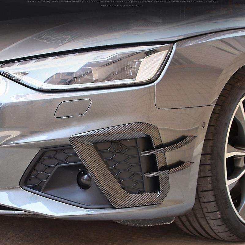 Car Fog Light Covers Car Trim Fog Lamp Trim Bezel Side Stickers for  A4L A4 S4 2020+ Sport Edition C