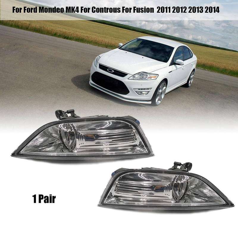 Car Fog Light Fog Lamp Covers for Mondeo MK4 for Controus for 2011 2012 2013 2014 Front Bumper Fog L
