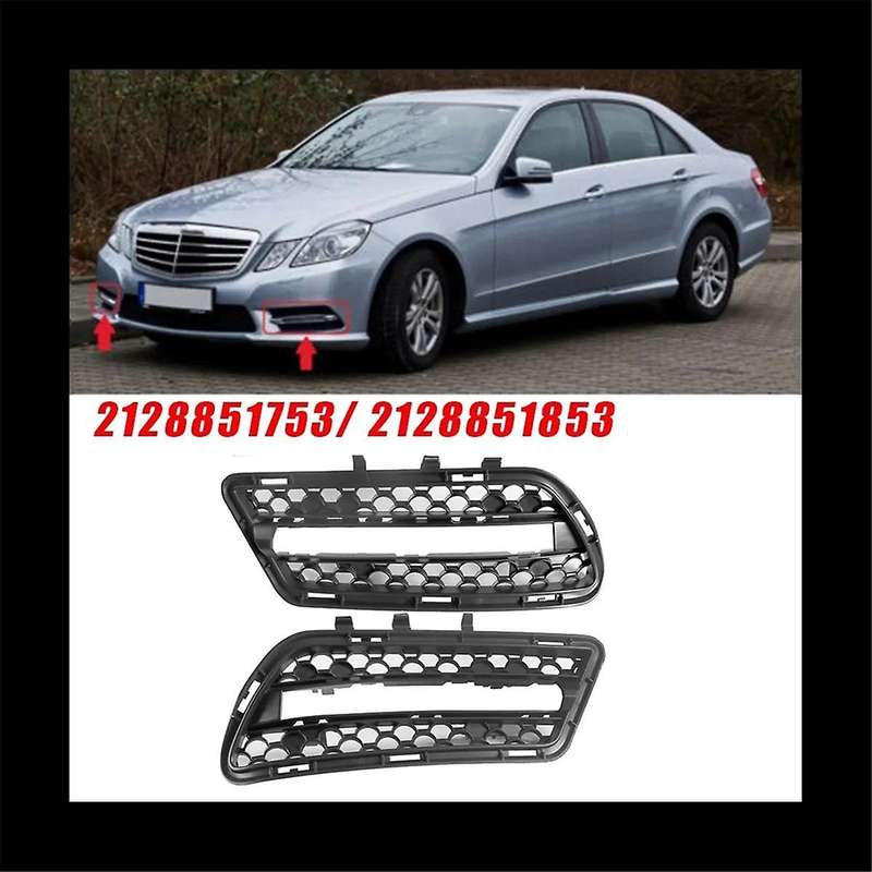 Car Fog Light Frame Base Fog Light Grille for - W212 E350 E400 E550 2010-2013 2128851753 2128851853