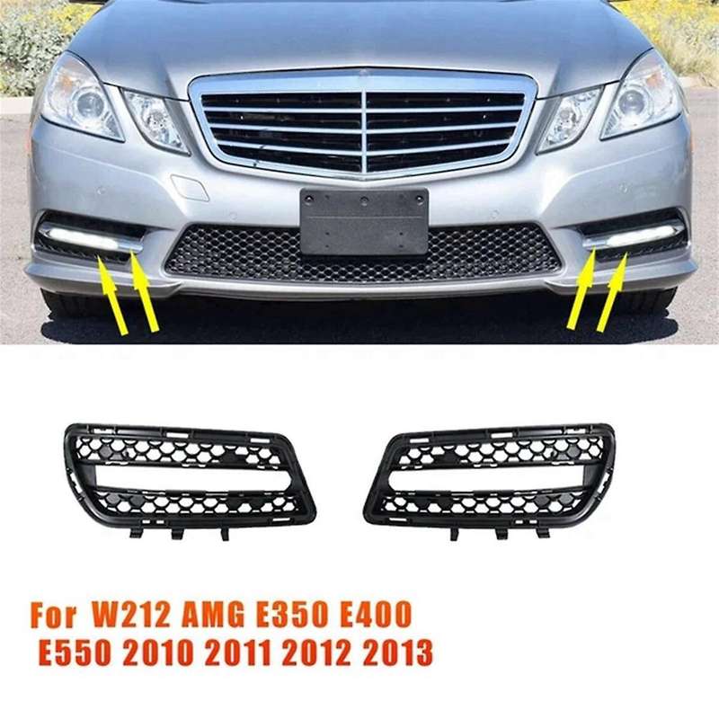 Car Fog Light Frame Base Fog Light Grille for - W212 E350 E400 E550 2010-2013 2128851753 2128851853