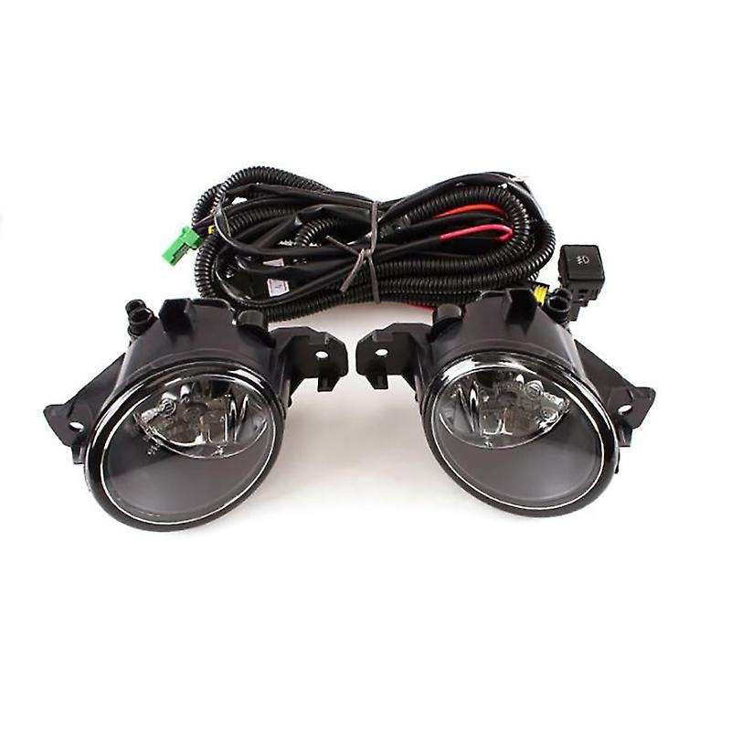 Car Fog Lights LED Fog Light Headlight Switch Harness Cover Fog Lamp Assembly Frame Grilles for 2014