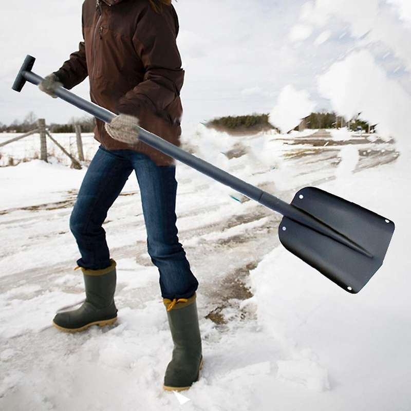 Car Foldable Multifunctional Shovel Camping Snow Shovel Snow Shovel Iron Handle