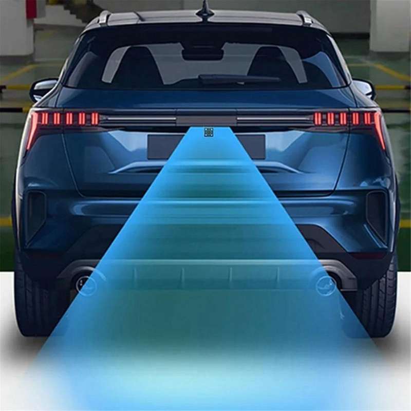 Car Folding Monitor Screen with 2 Way Video Input for Vehicle Rear View Camera Parking Backup Revers