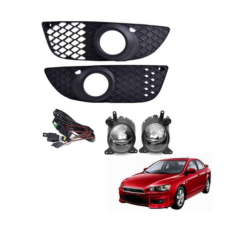 Car Fog Lights Led Drl Headlight Fog Light Headlights Foglights Covers Frame Grille for 2008-2014