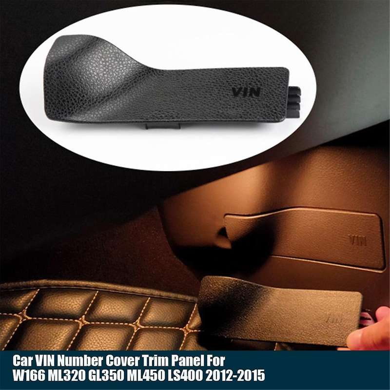 Car Frame Number VIN Cover Trim Panel for W166 ML320 GL350 ML450 LS400 2012-2015 A Post Guard Slide