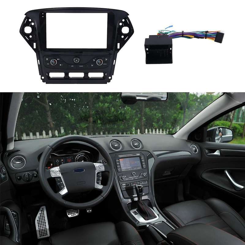 Car Frame Fascia Adapter Canbus Box Decoder for Mondeo 2011-2013 Android Radio Dash Fitting Panel K