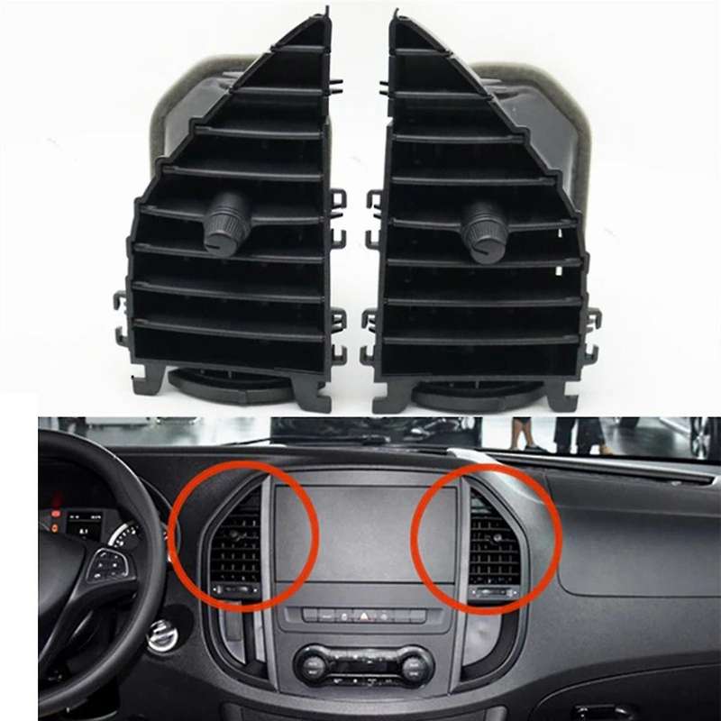 Car Front Air Conditioner Vent for 17-21 AC Grille Outlet Air Conditioner Outlet Panel Cover Right