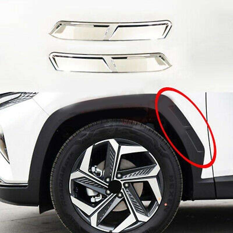Car Front and Rear Wheel Eyebrow Decoration Cover Wheel Eyebrow Side Cover Trim Shape for 2021-2022