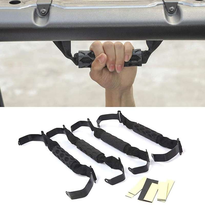 Car Front and Rear Steel Grab Handles for JL 2018-2021