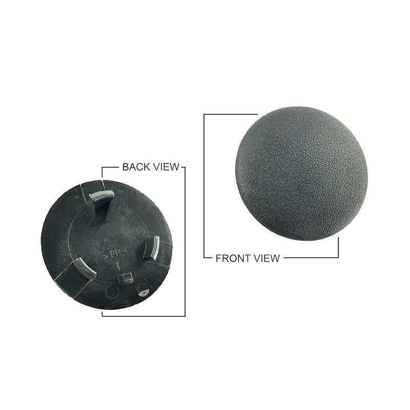 Car Front Armrest Cover Screw Cover Decorative for Land Range Sport Lr3 Lr4 Hji500090pvj Black