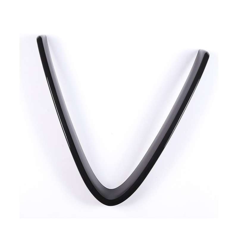 Car Front Bumper Air Grilles V Frame Decoration Trim Sticker Logo Cover Accessories for 17-20