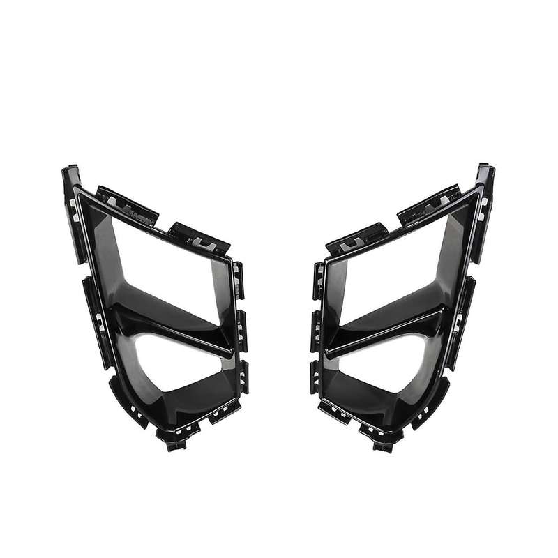 Car Front Bumper Air Inlet Grille for M3 G80 G82 G83 Side Vents Decorative Spoiler(Black)