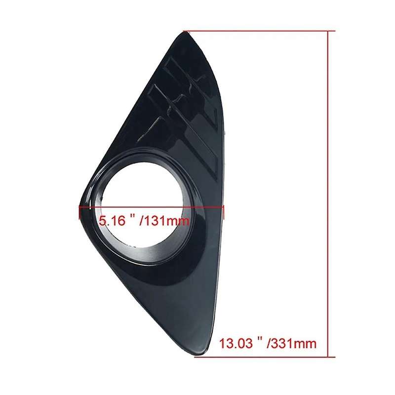 Car Front Bumper Fog Lamp Cover Frame Grille Stopper for (xv50) Xle 2012-2014 52128-06310 52127-063