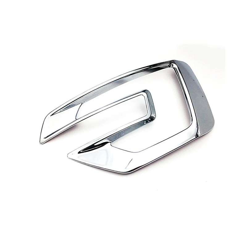 Car Front Bumper Fog Lamp Cover Fog Light for Explorer 2016 2017 Accessories 2PCS Silver